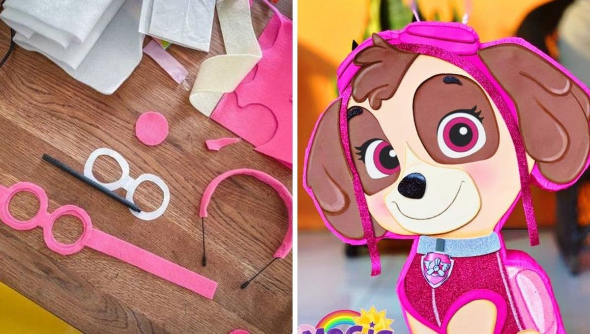 Manualidades de Paw Patrol con rollos de papel: hacer una Skye bonita y sencilla
