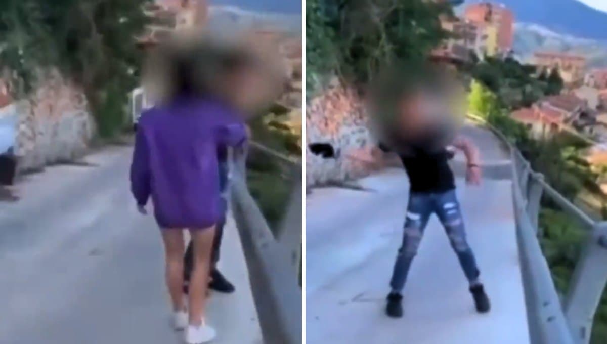 Indigna VIDEO de un hombre lanzando a un gato desde un puente