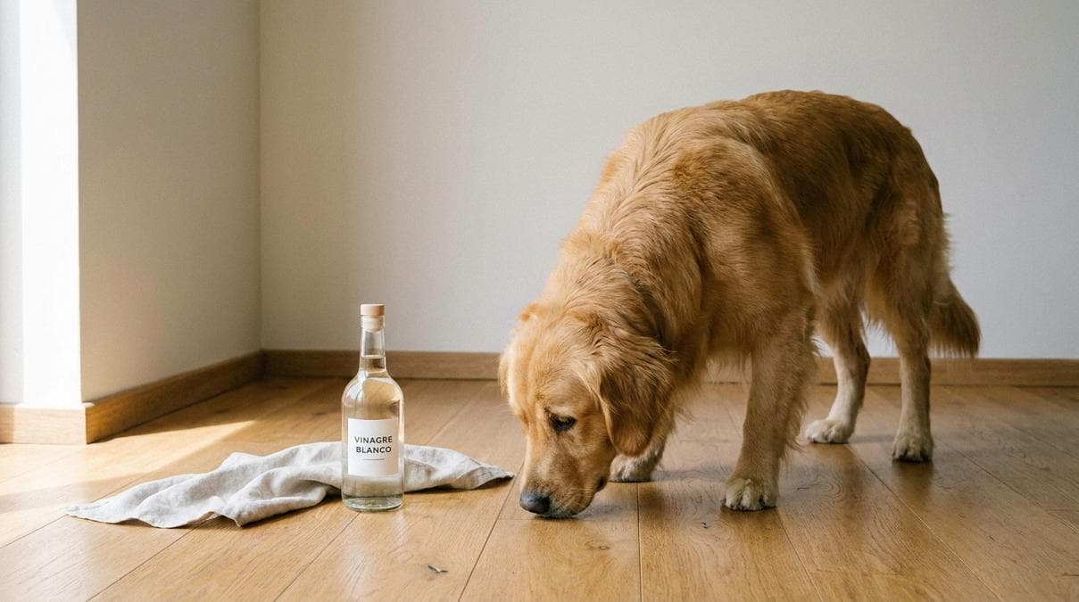 ¿El vinagre evita que tu perro orine en casa? La verdad